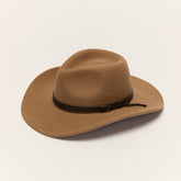 Wool Cowboy Hat with Leather Band
