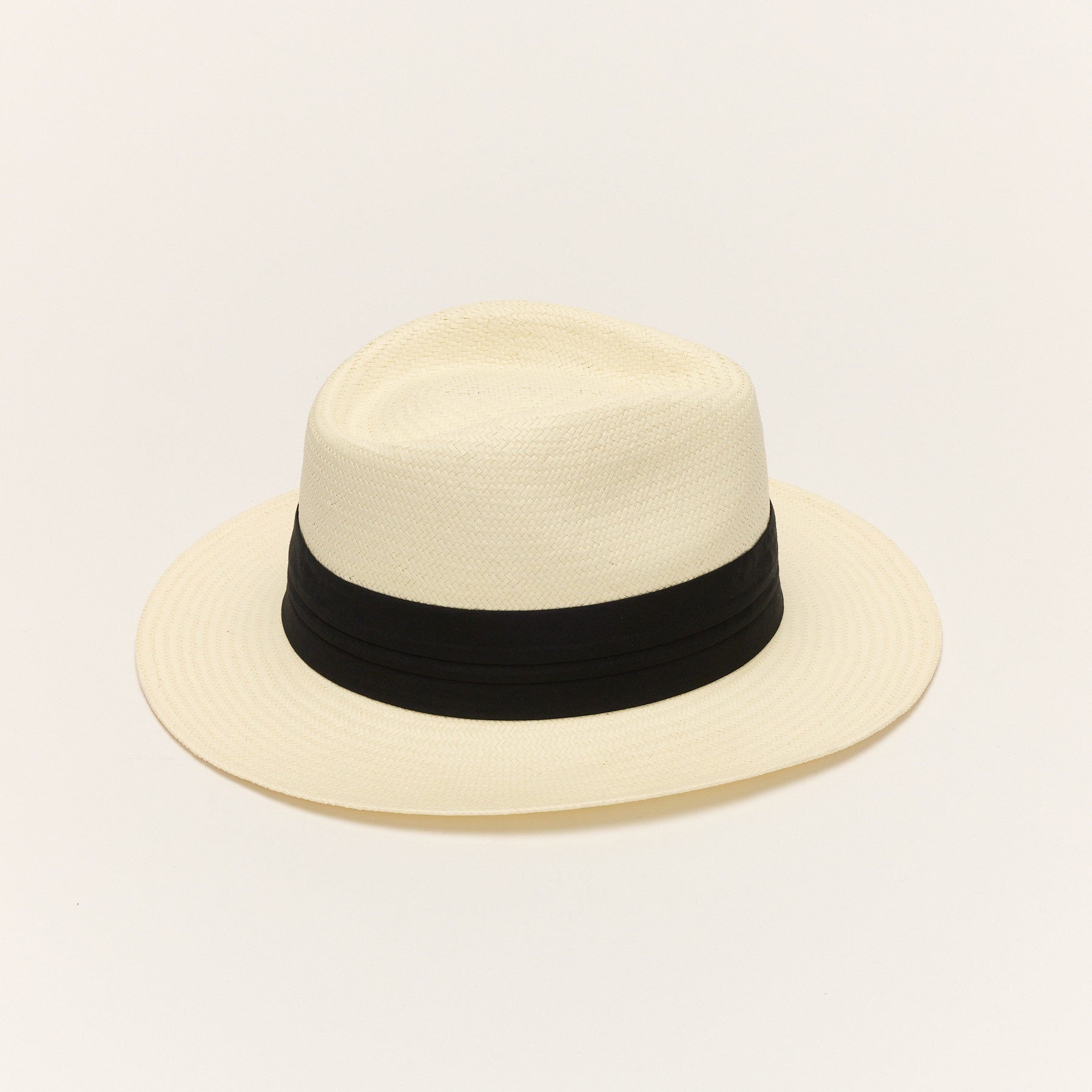 Straw Panama Fedora Hat | Classic Summer Hat – CARRISTON display picture 1