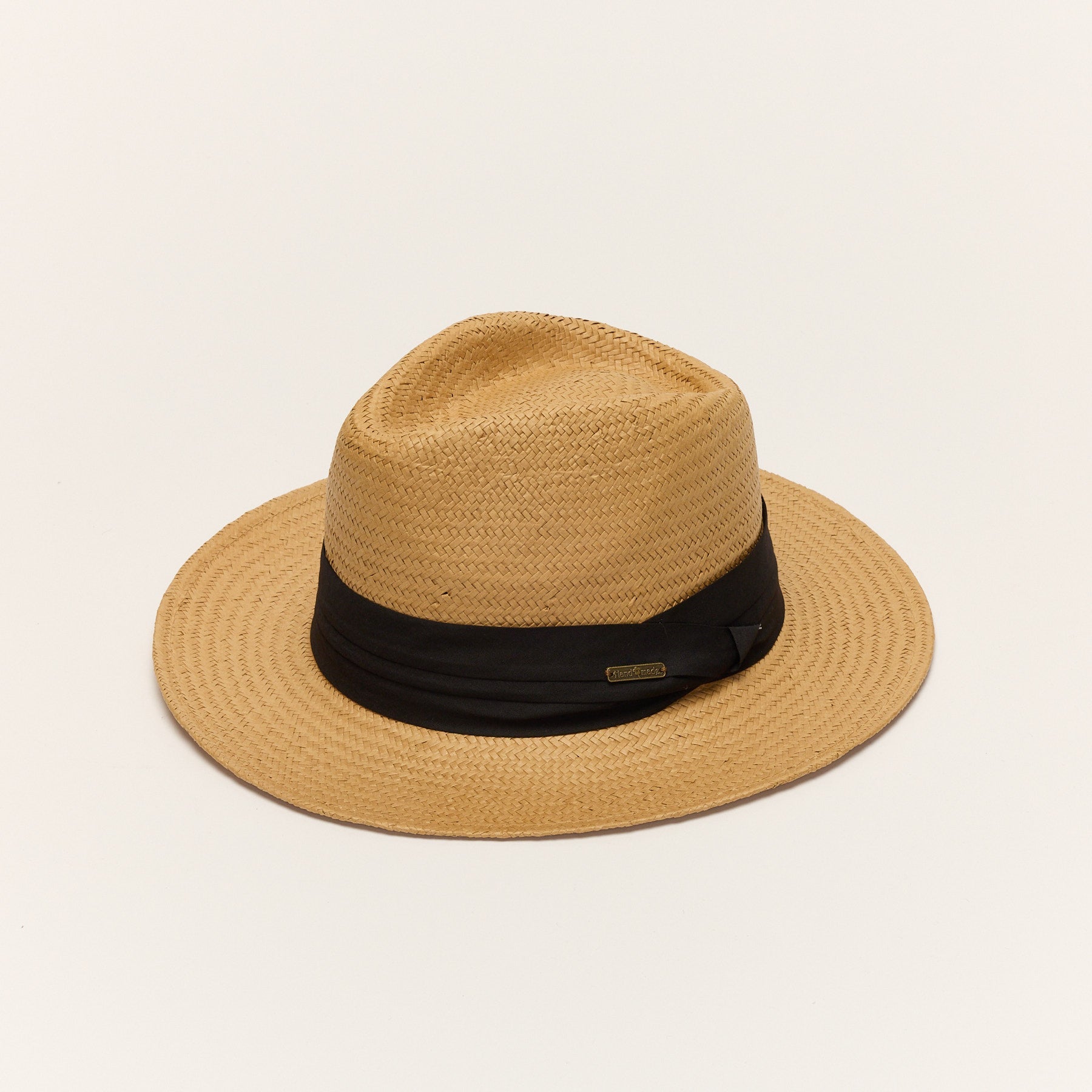 Straw Panama Fedora Hat | Classic Summer Hat – CARRISTON display picture 3